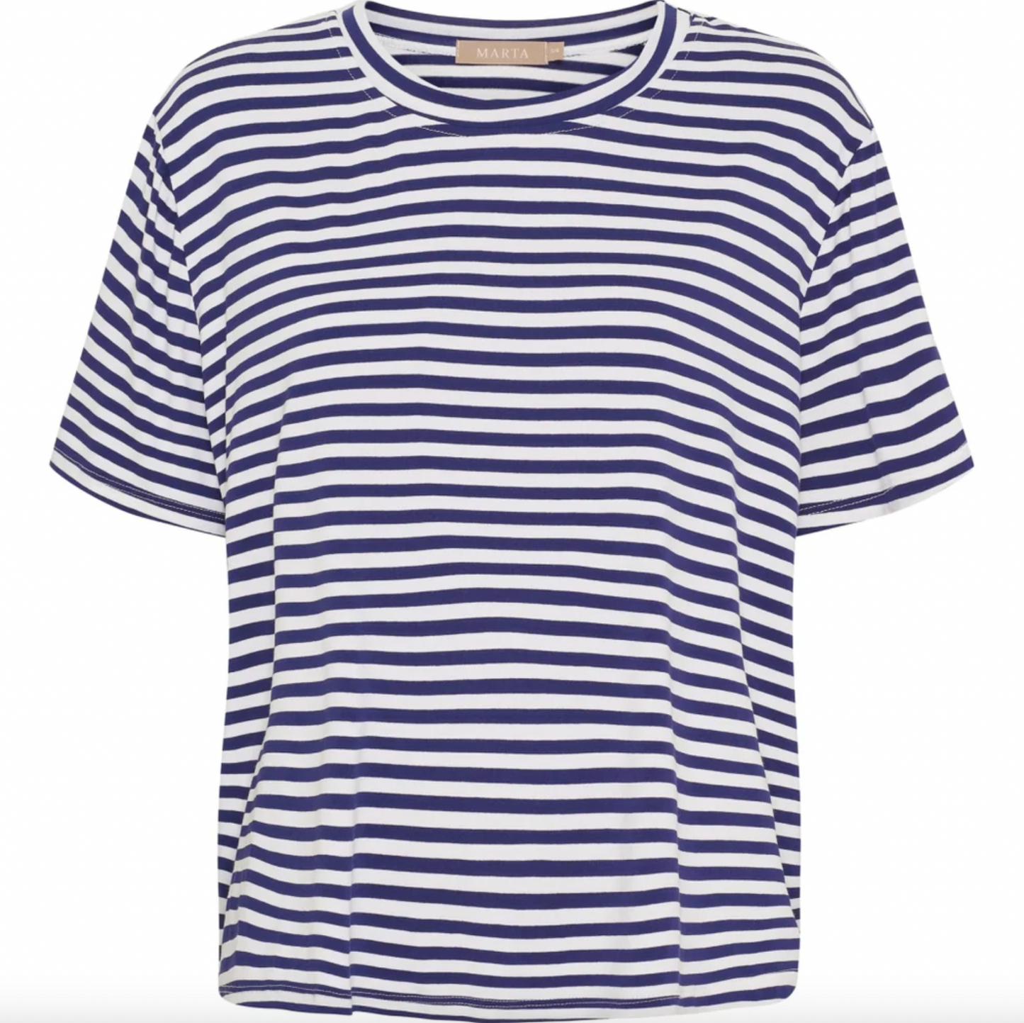 T-skjorte Navy strib