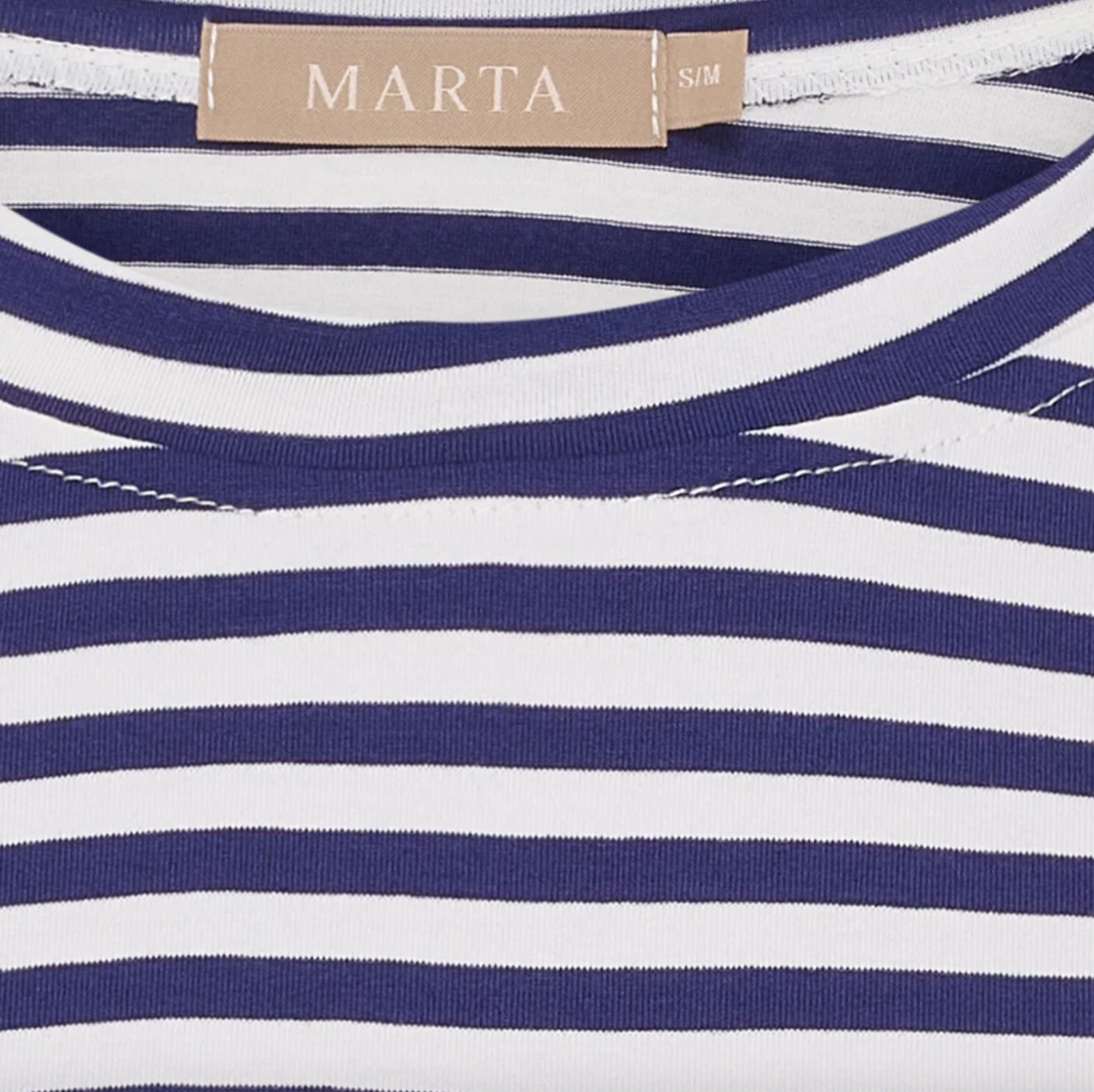 T-skjorte Navy strib