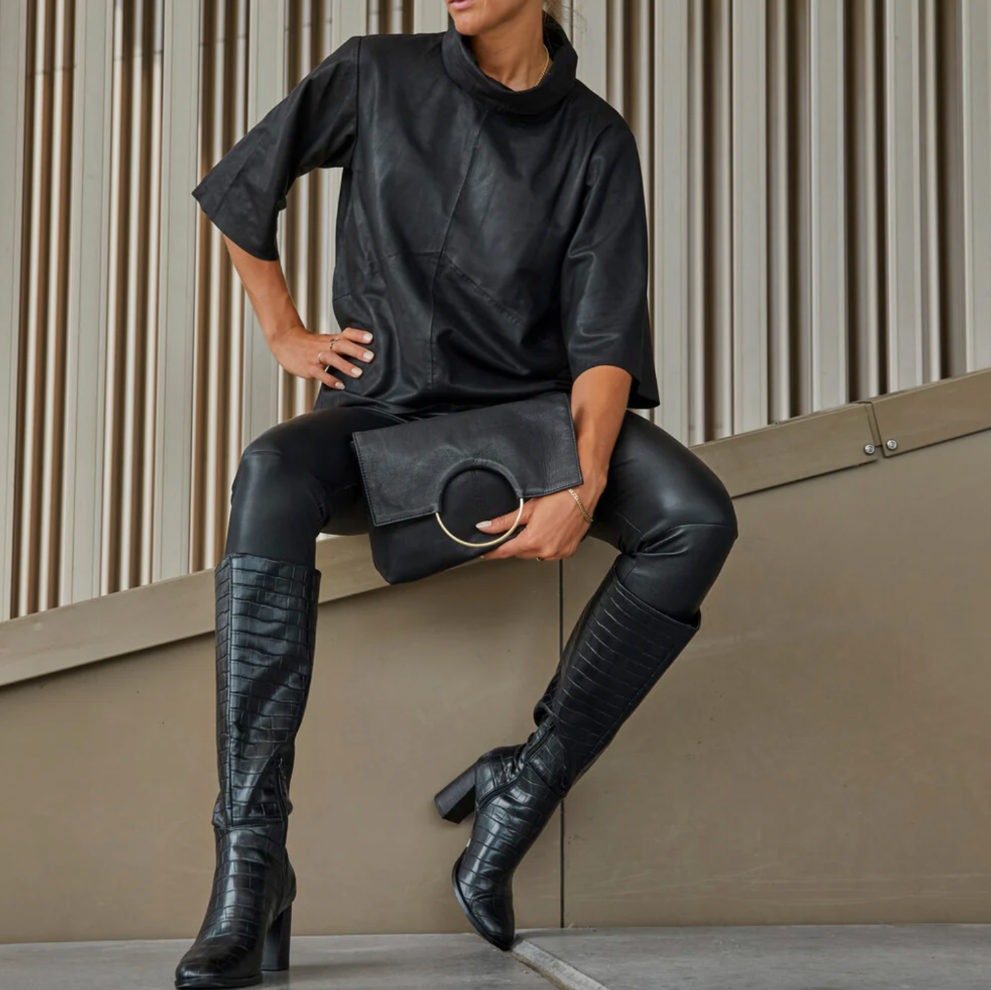 Stilfull clutch - Svart