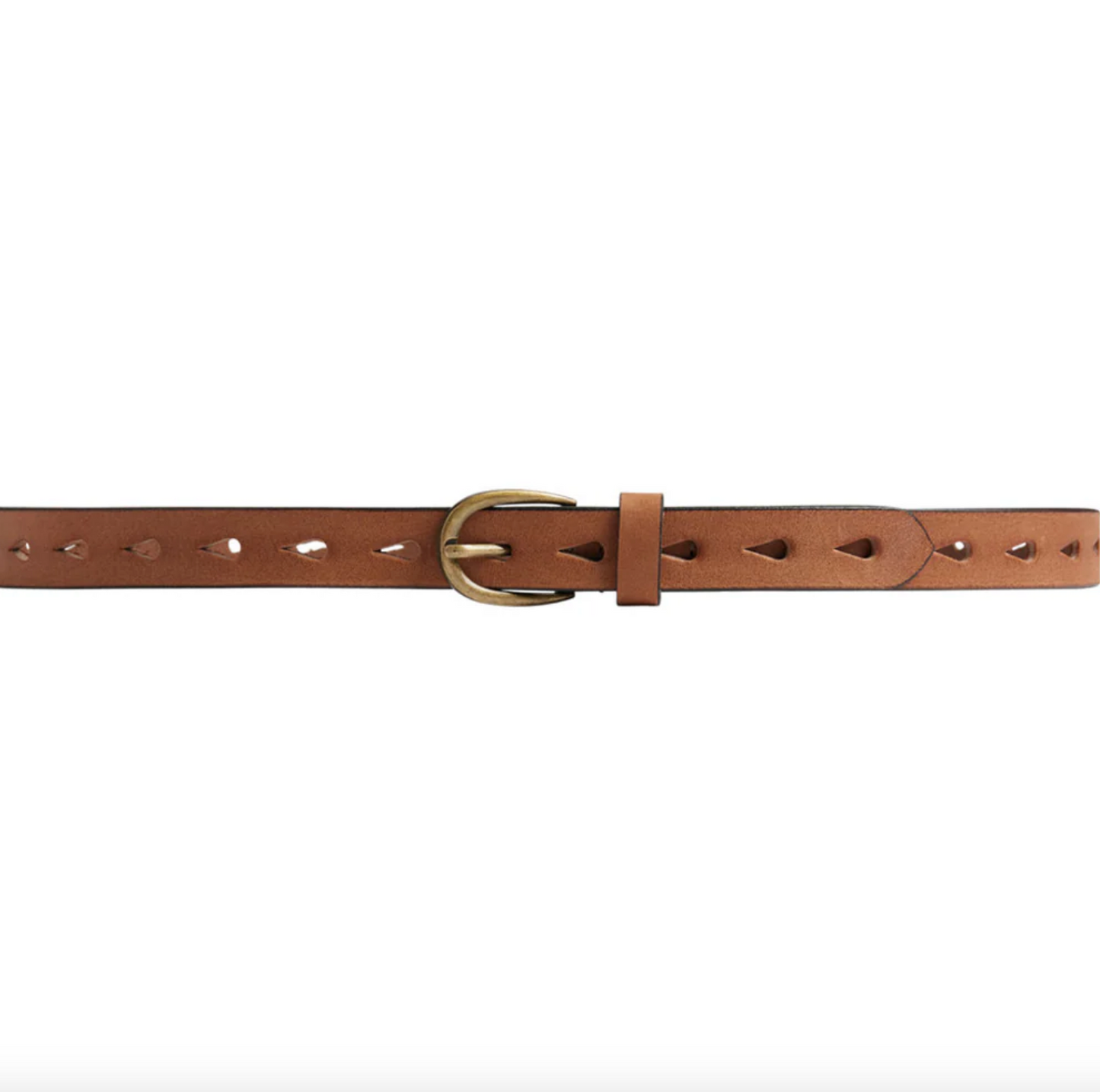 Jeans belte - Cognac