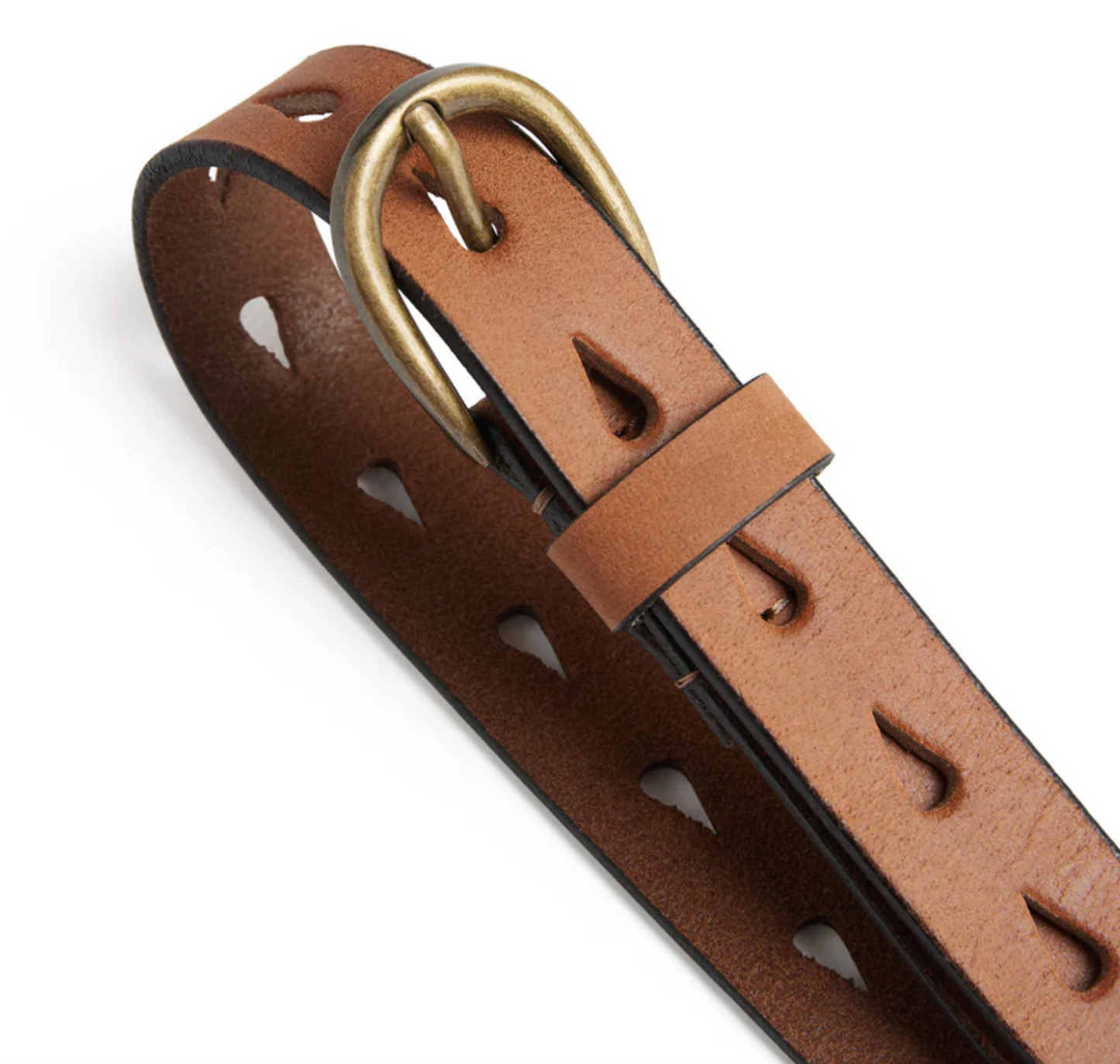 Jeans belte - Cognac