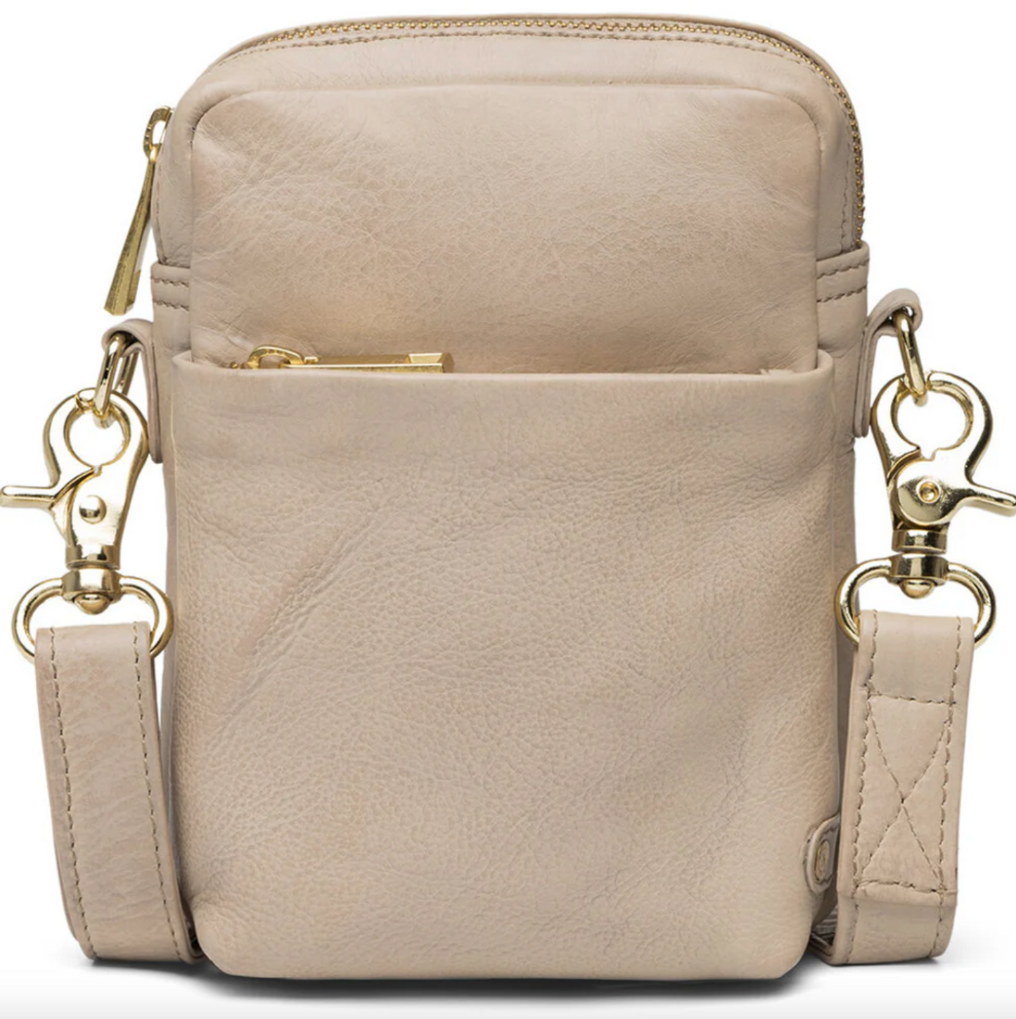 Mobilveske Liva - Sand / Gold