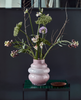 Vase Rosa munnblåst