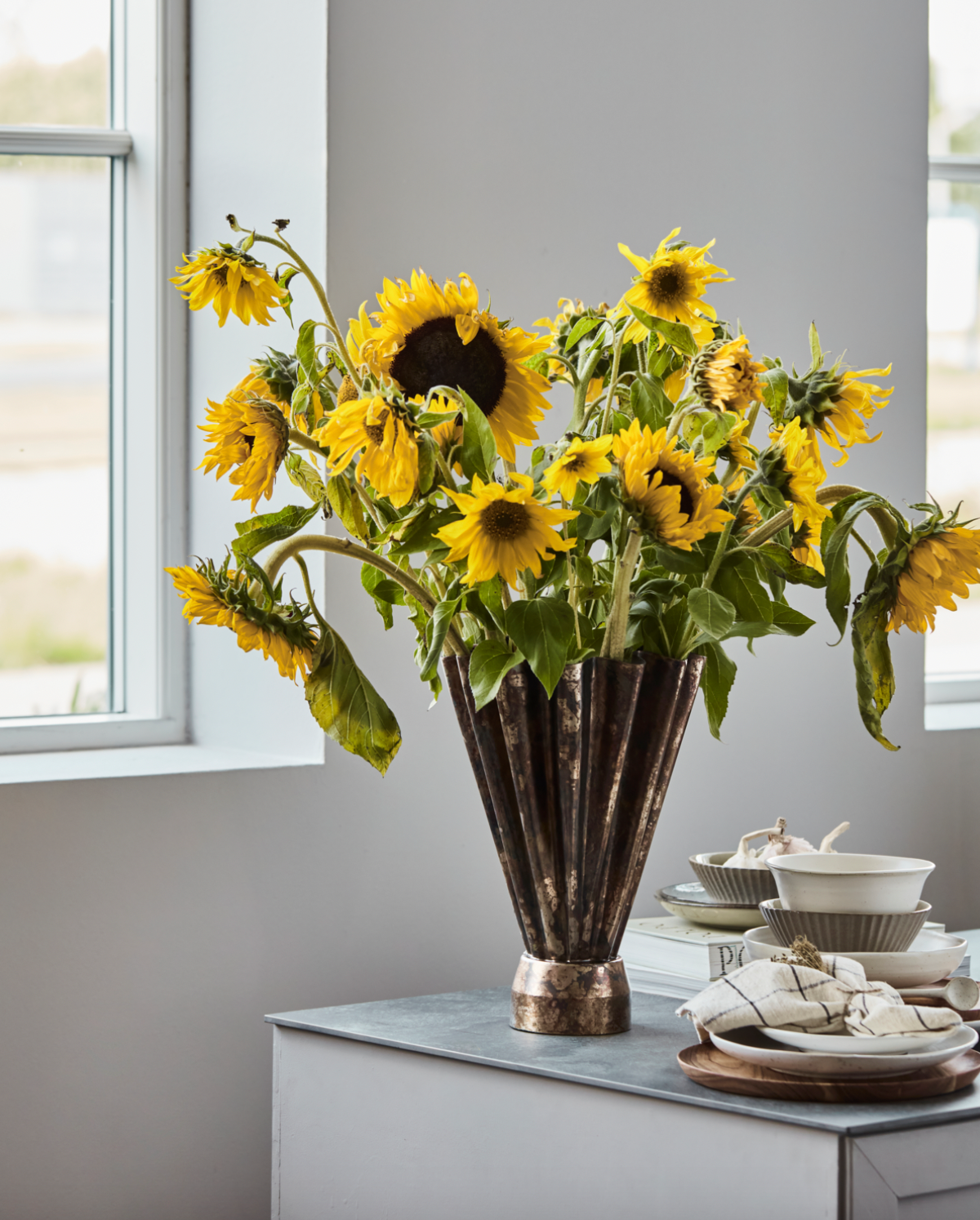 Vase Antikk brun