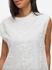Bluse SASJA uten ermer med broderi