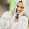 Regnponcho med hette