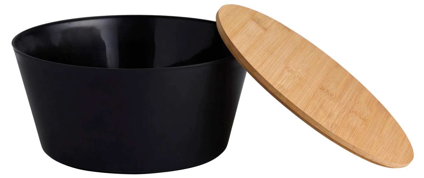 Bolle med bambuslokk