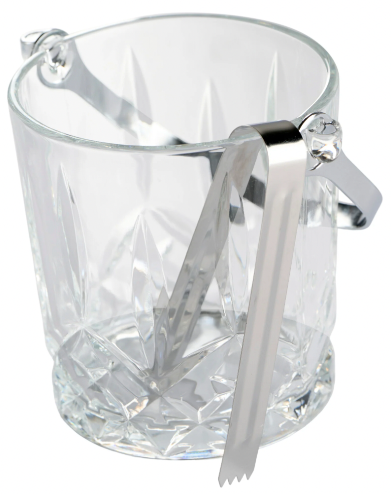 Isbøtte med 4 glass