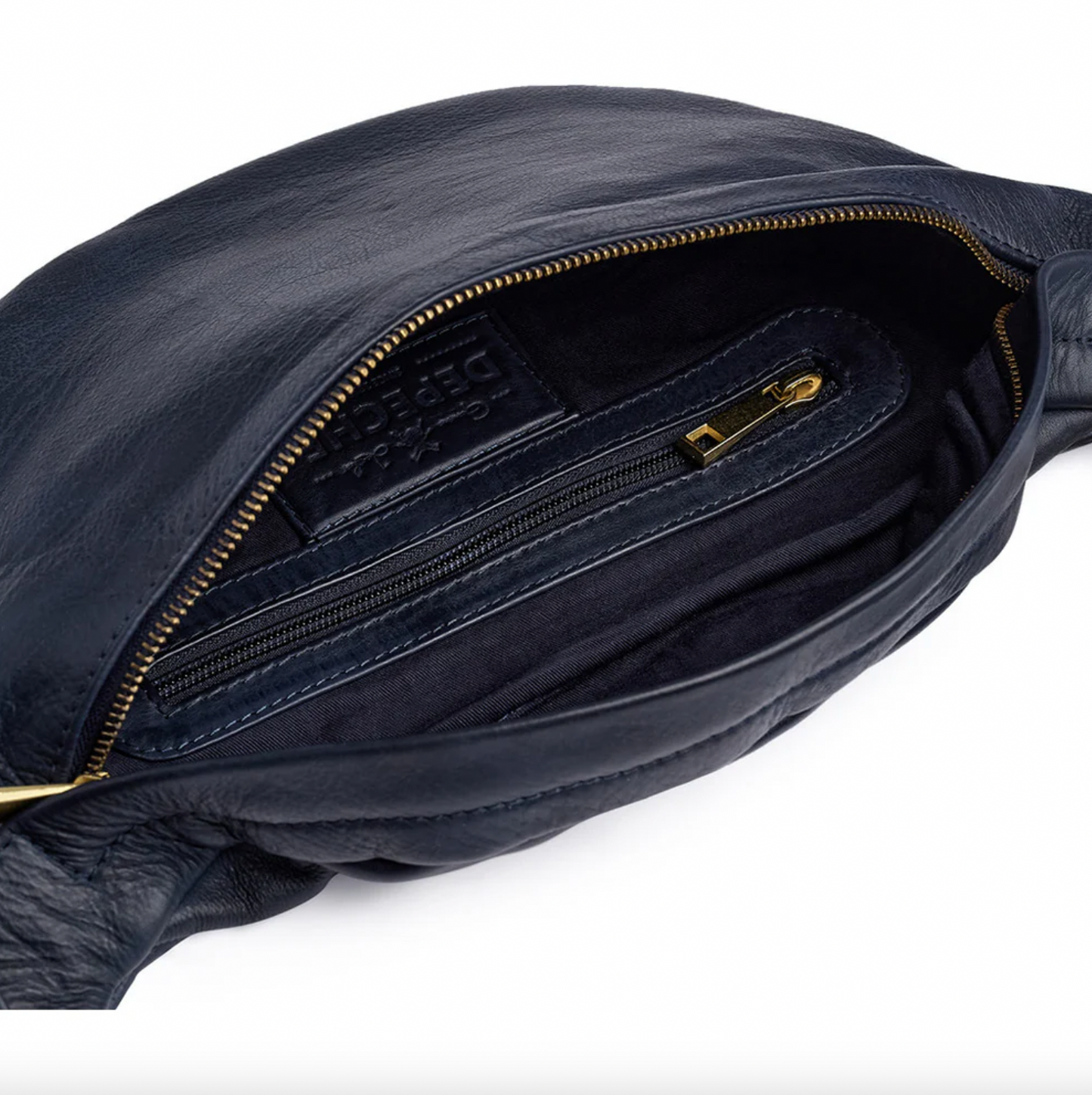 Cool Buffy Bumbag i smørmykt lær - Midnight Blue