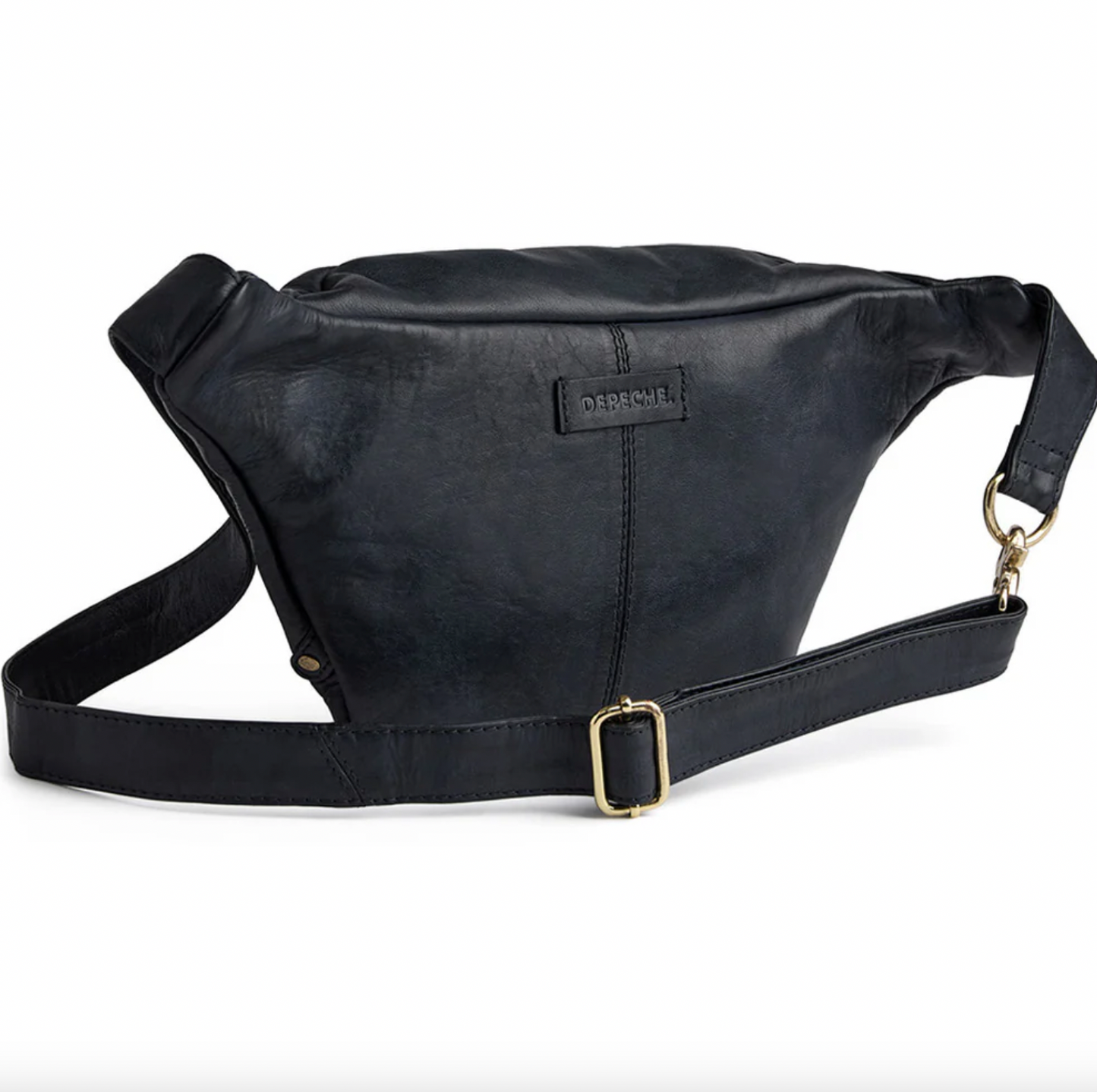 Cool Buffy Bumbag i smørmykt lær - Midnight Blue