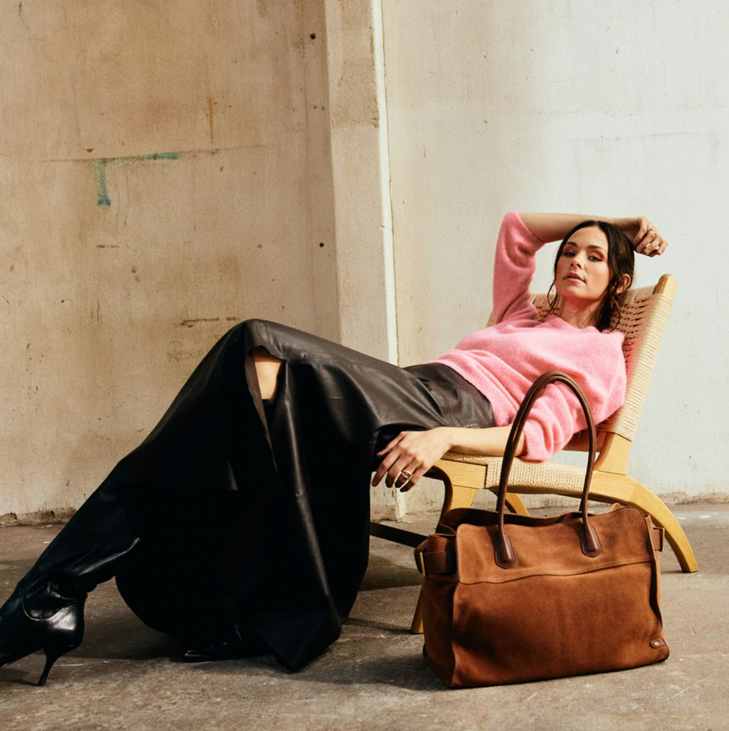 Ruskinnshopper - Cognac