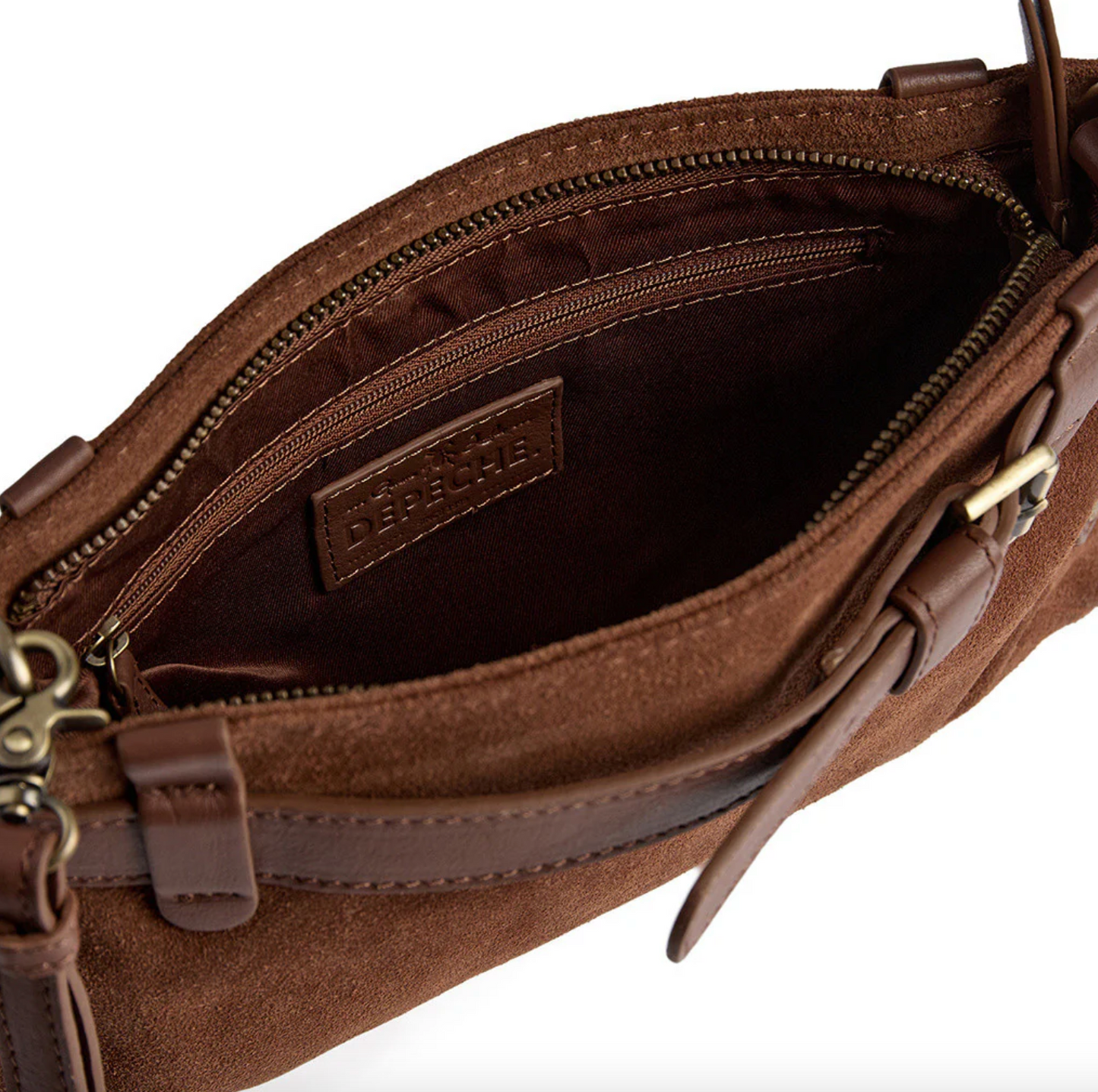 Clutch ruskinn - Cognac