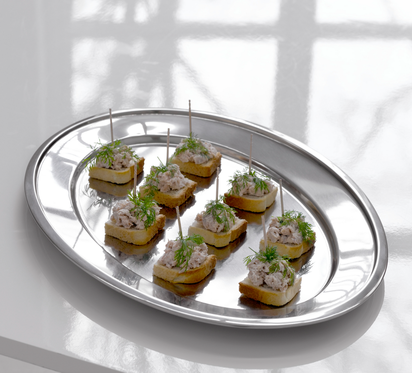 Ovalt serveringsfat - 45x31cm
