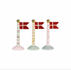 Flagg keramikk - Mix H 14cm