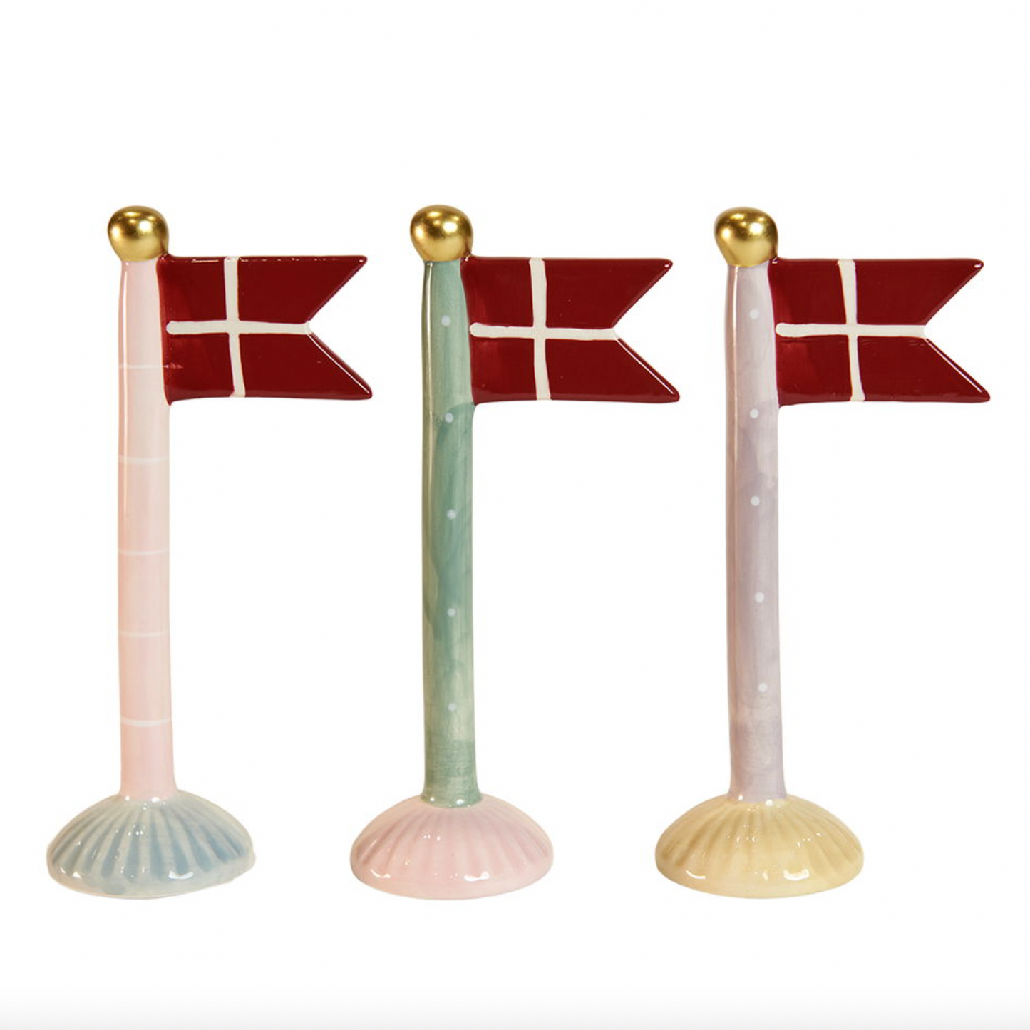 Flagg keramikk - Mix H 19cm