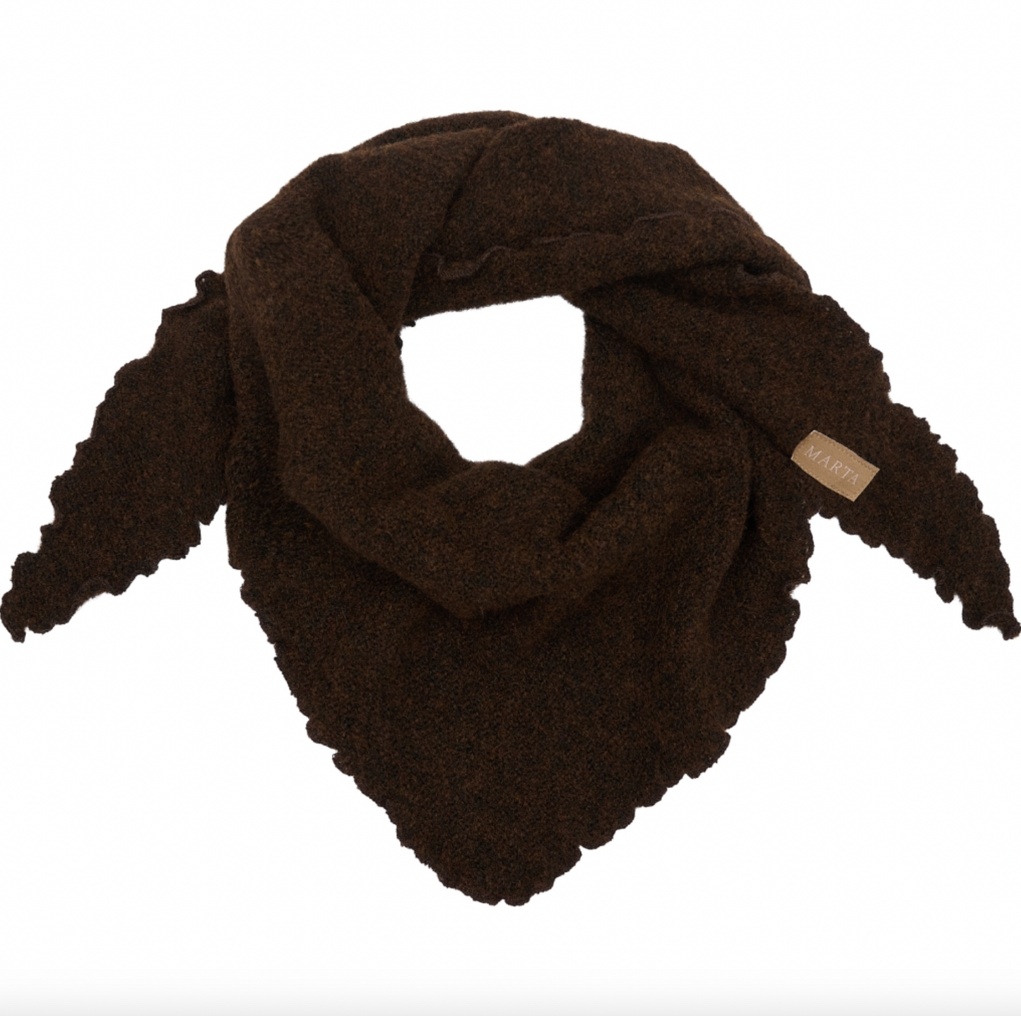 Skjerf Agnete brown