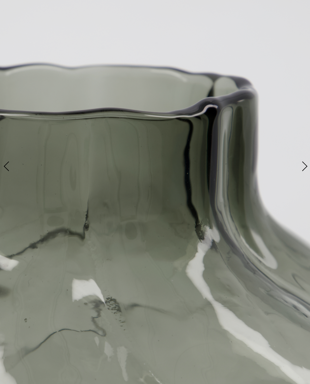 Vase munnblåst
