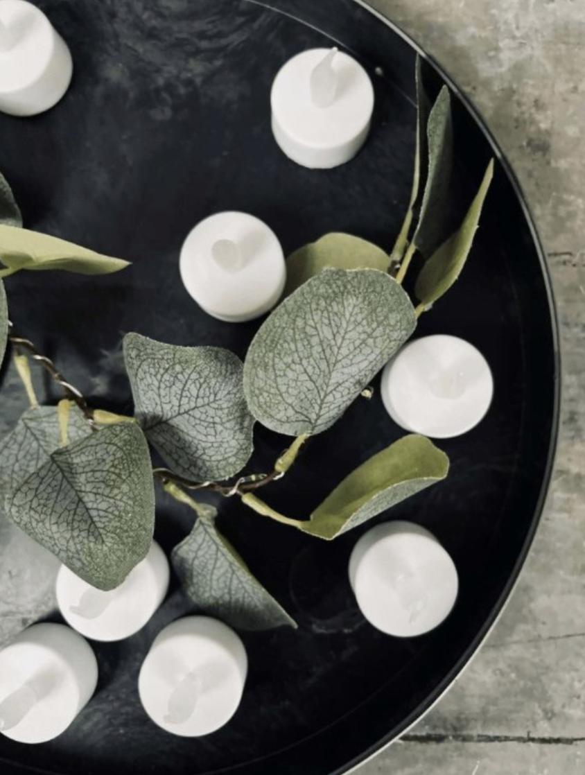 LED telys - 24 stk. med timerfunksjon