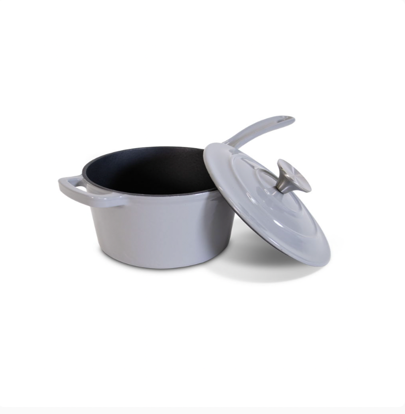 Emaljert støpejern kasserolle Ø19 cm