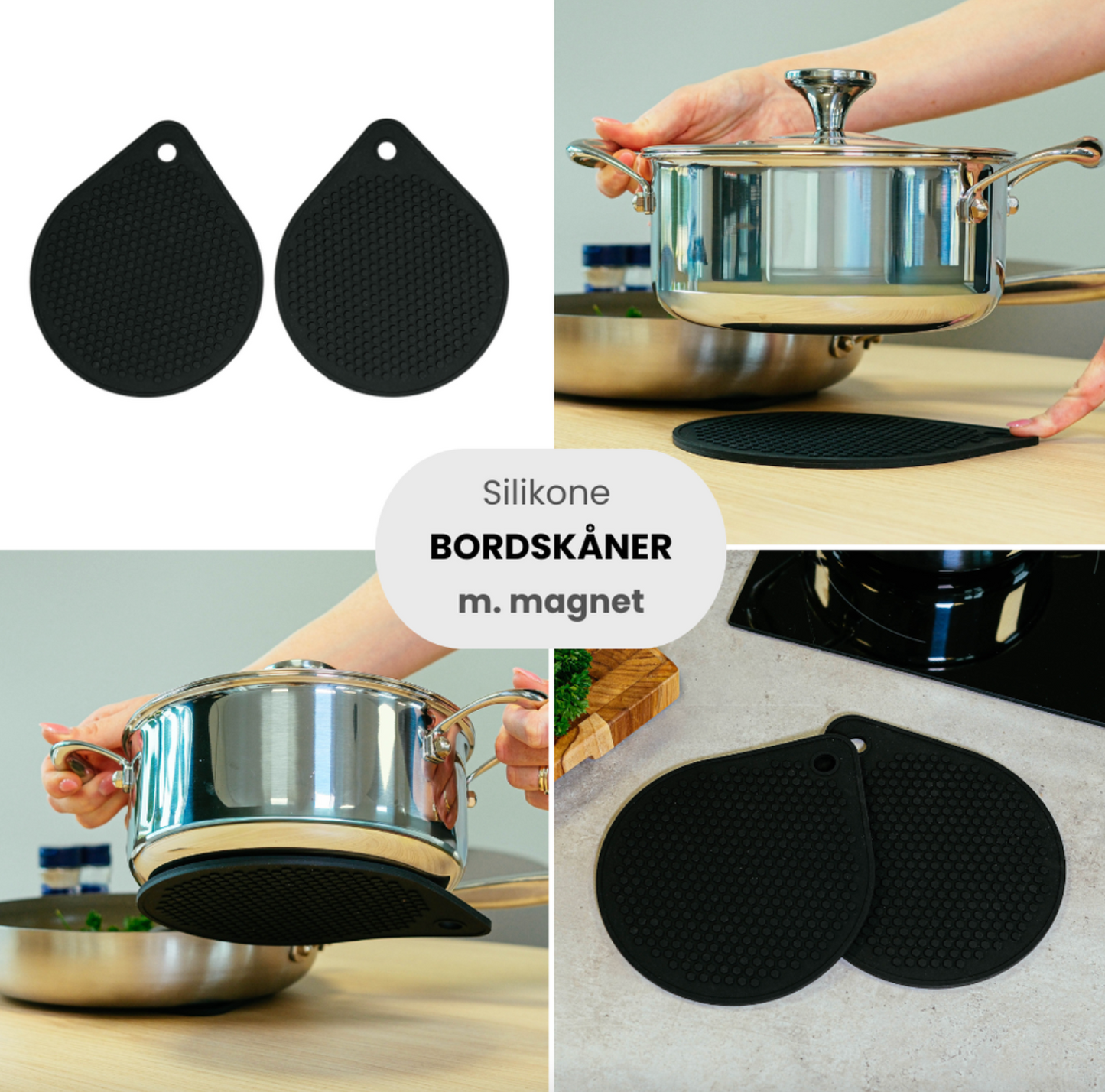 Gryteunderlag med magnet - 1 stk.