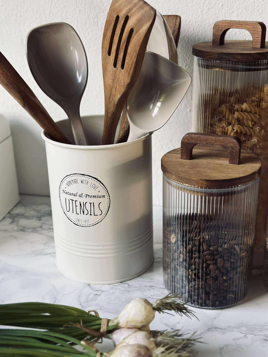 Gryteskje sett med 3 stk. - Akasie