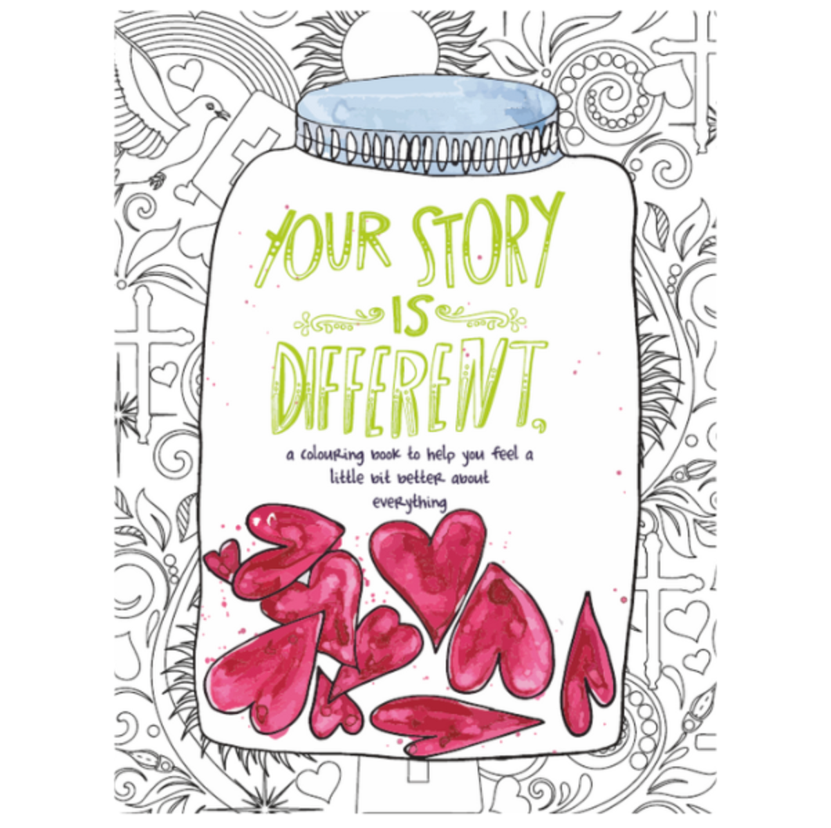 Malebok for voksne - Your Story Is Different