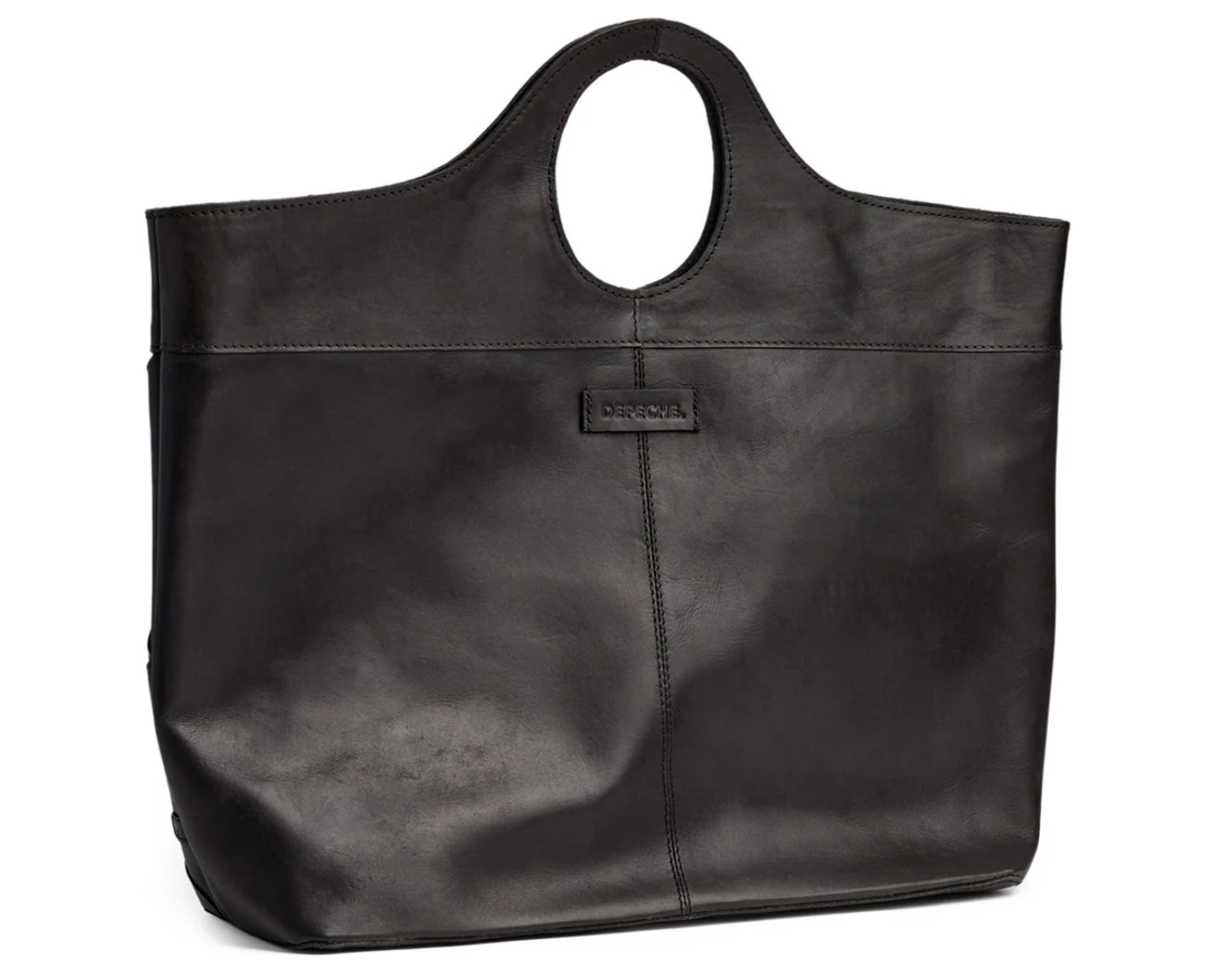 Eksklusiv håndflettet shopper - Black