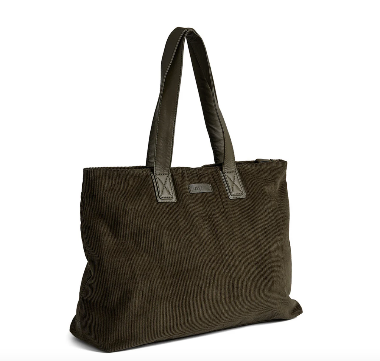 Shopper Fløyel - Army