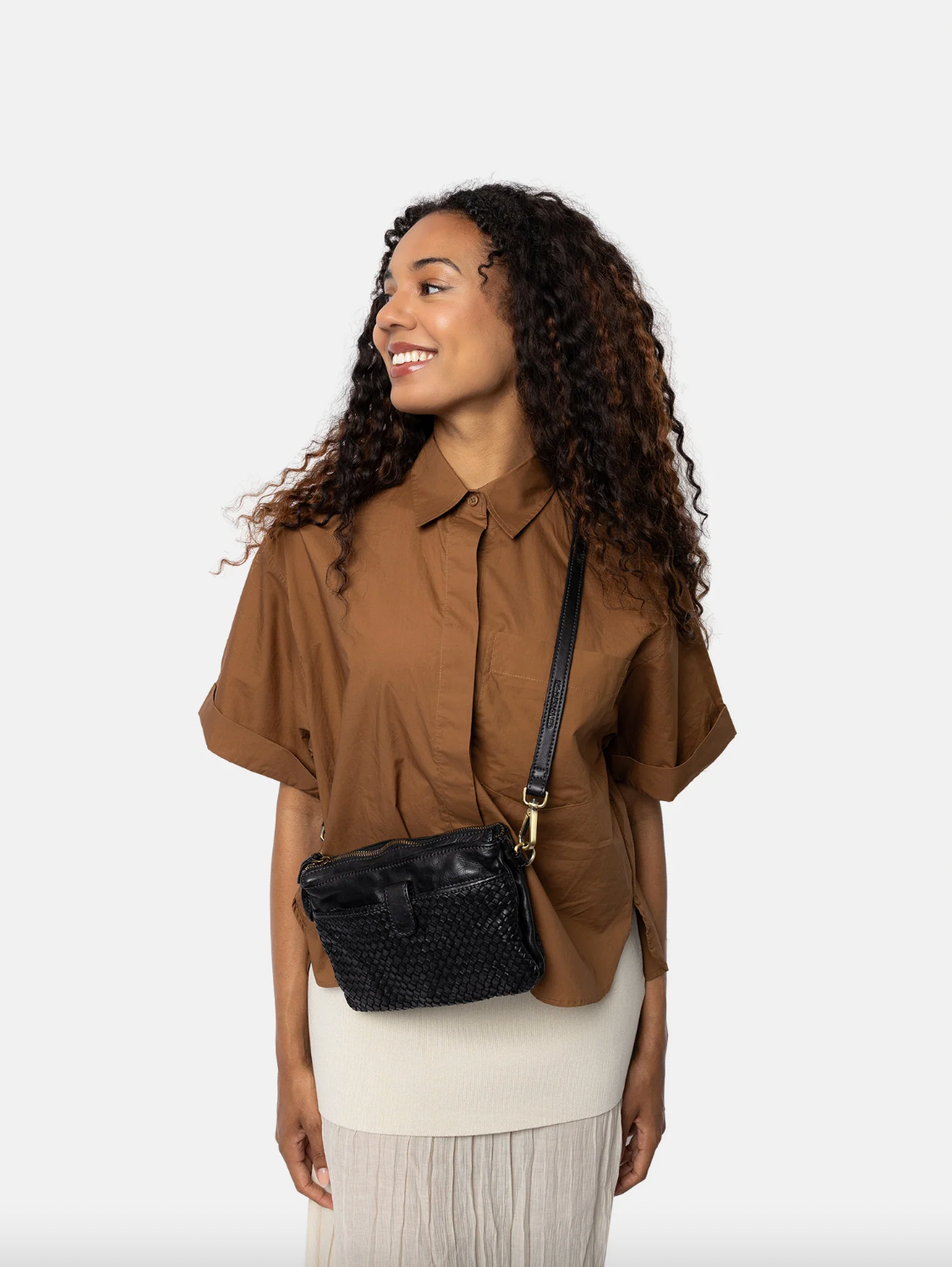 Crossover Marga - Svart skinn