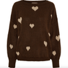 Strikk Clover Knit - Moro brown