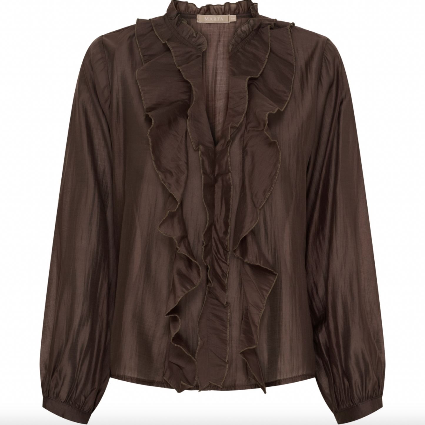 Skjortebluse - Naira Moro brown