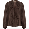 Skjortebluse - Naira Moro brown