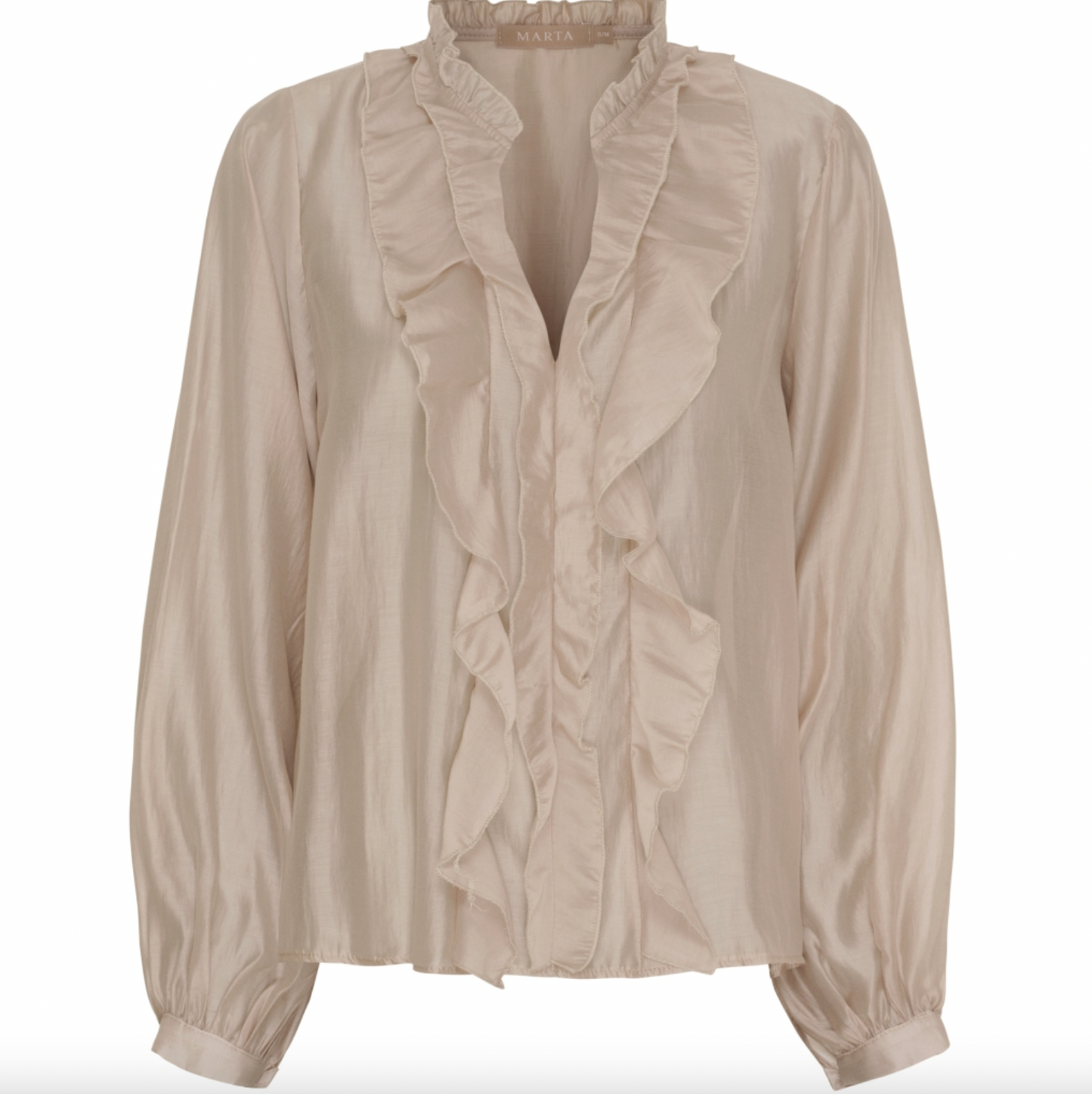 Skjortebluse - Naira Moro beige