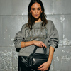 Sweatshirt Oversize - Grey Melange