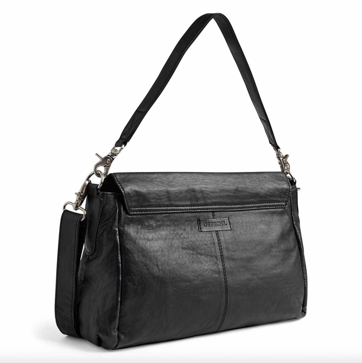 Skulderveske Mally - Svart skinn