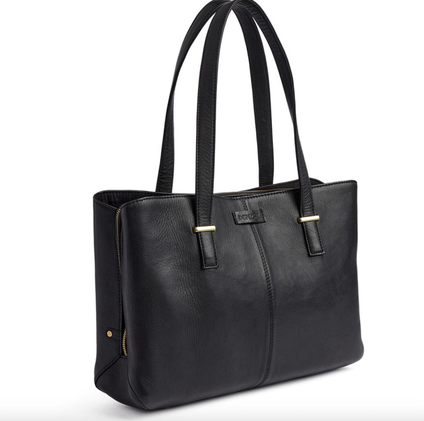 Arbeidstaske / shopper - Black leather