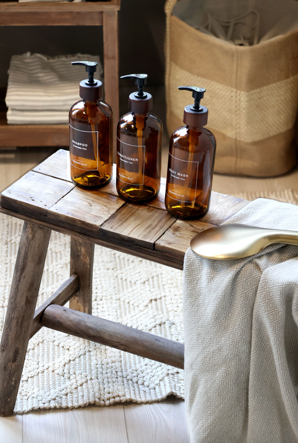 Flaske med pumpe - Kroppsvask