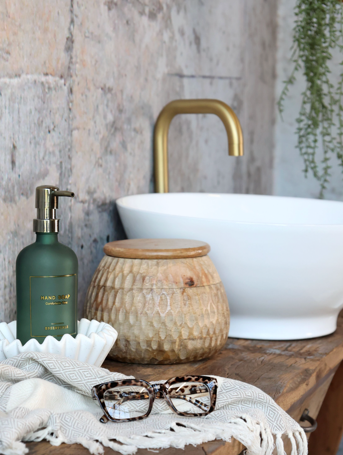 Flaske m. pumpe - Hand Soap 500 ml - Grønn