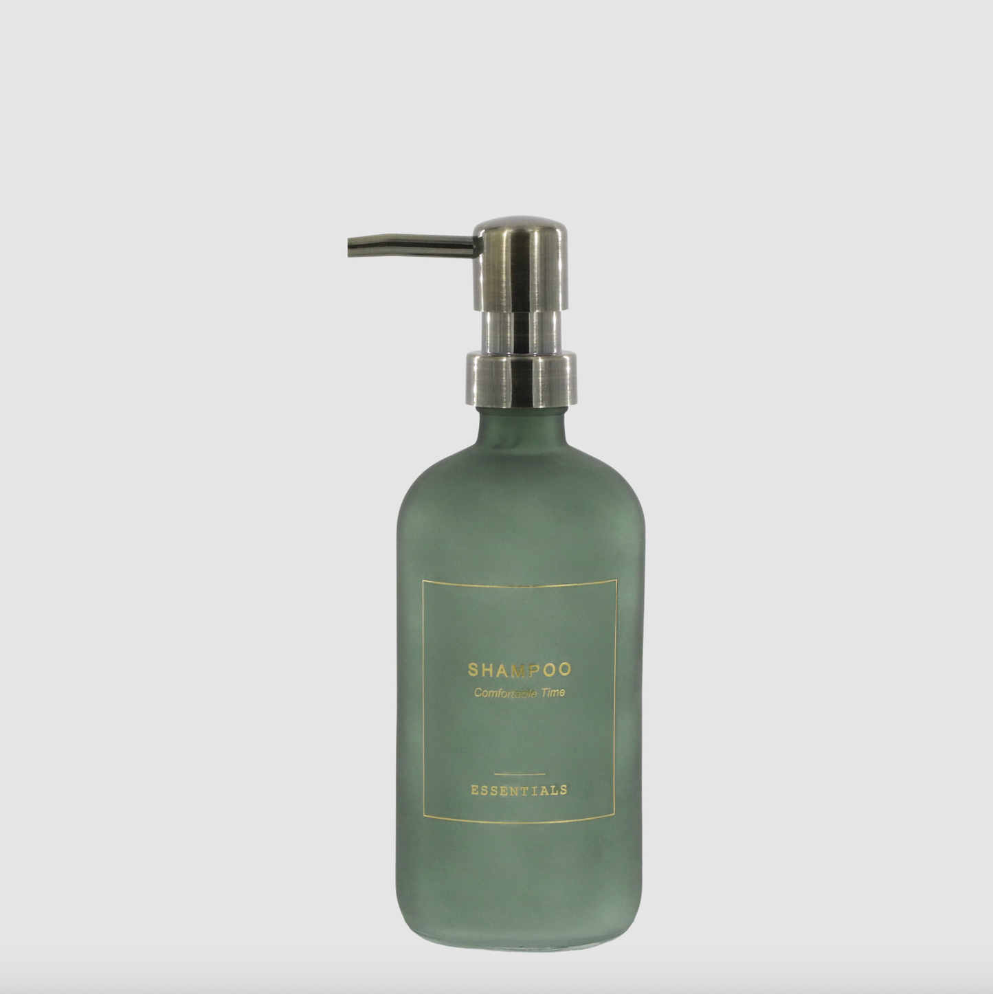Flaske m. pumpe - Shampoo 500 ml - Grønn