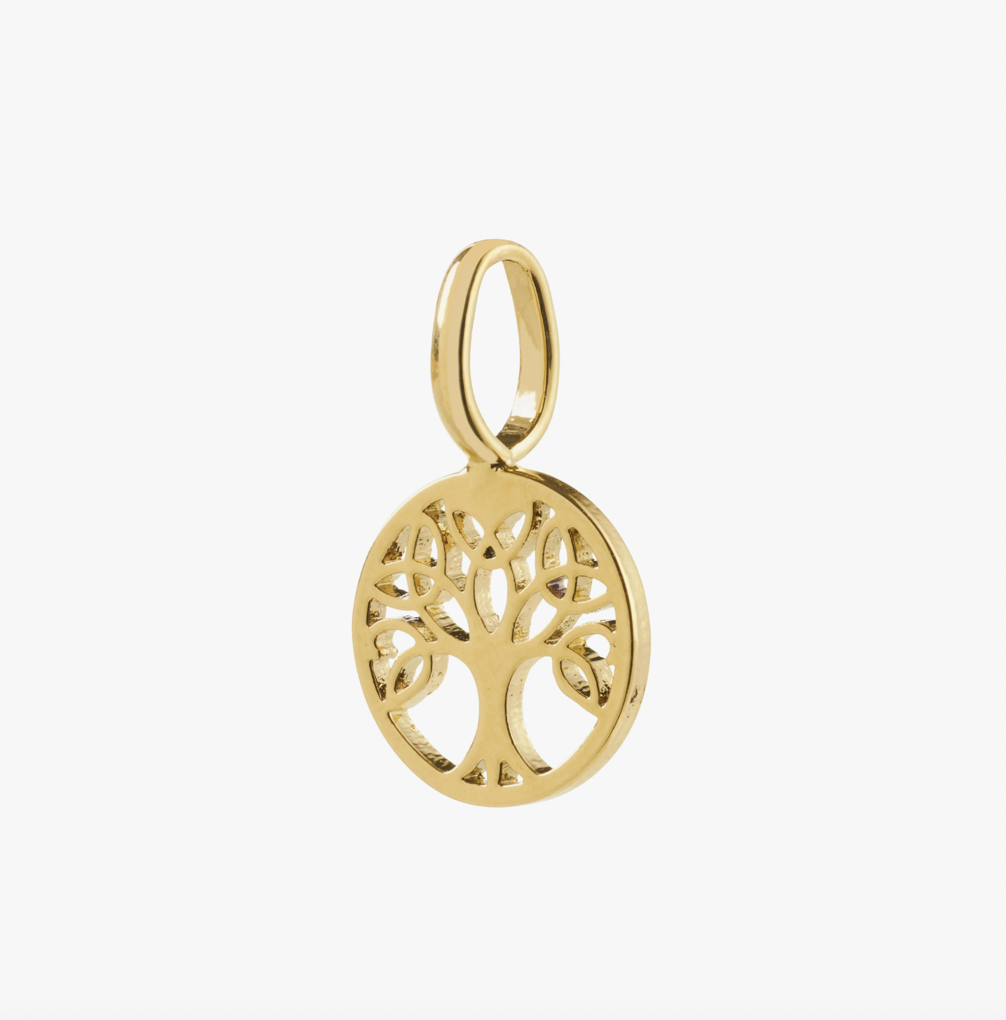 CHARM mini livets tre anheng - Forgylt