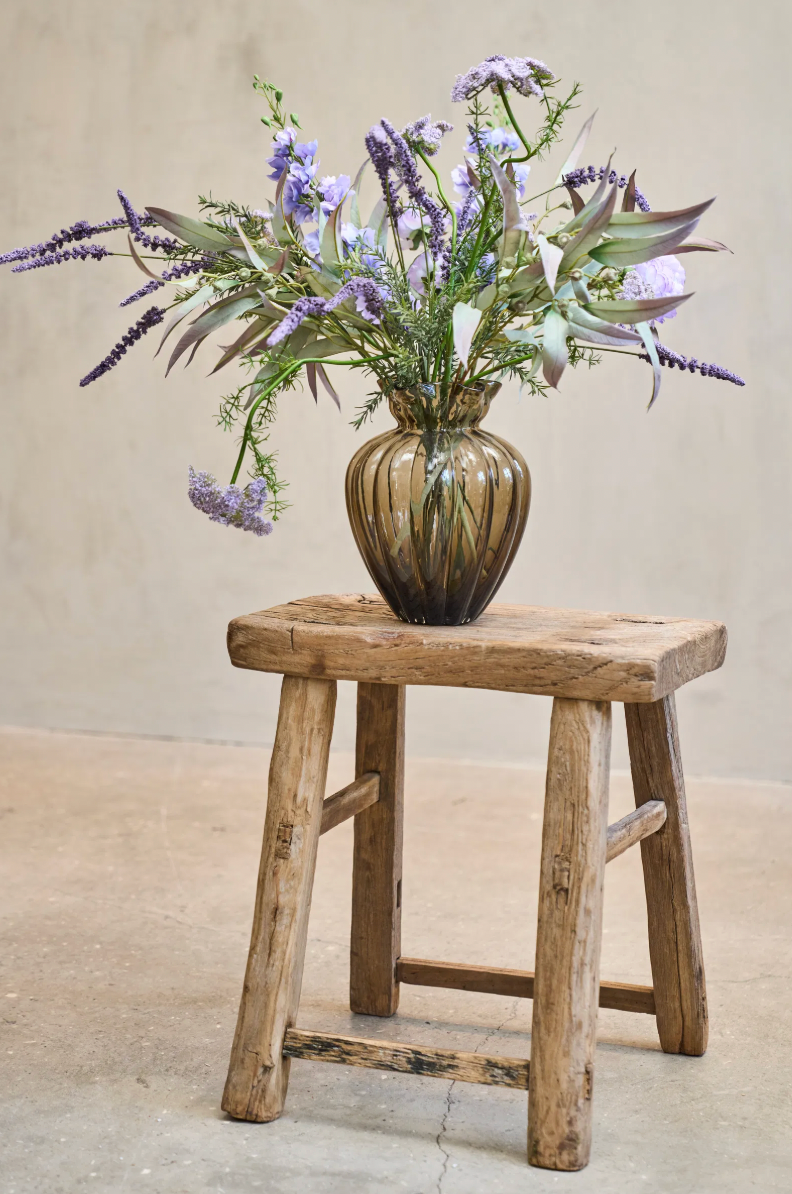 Vase Justine stor brun - Munnblåst