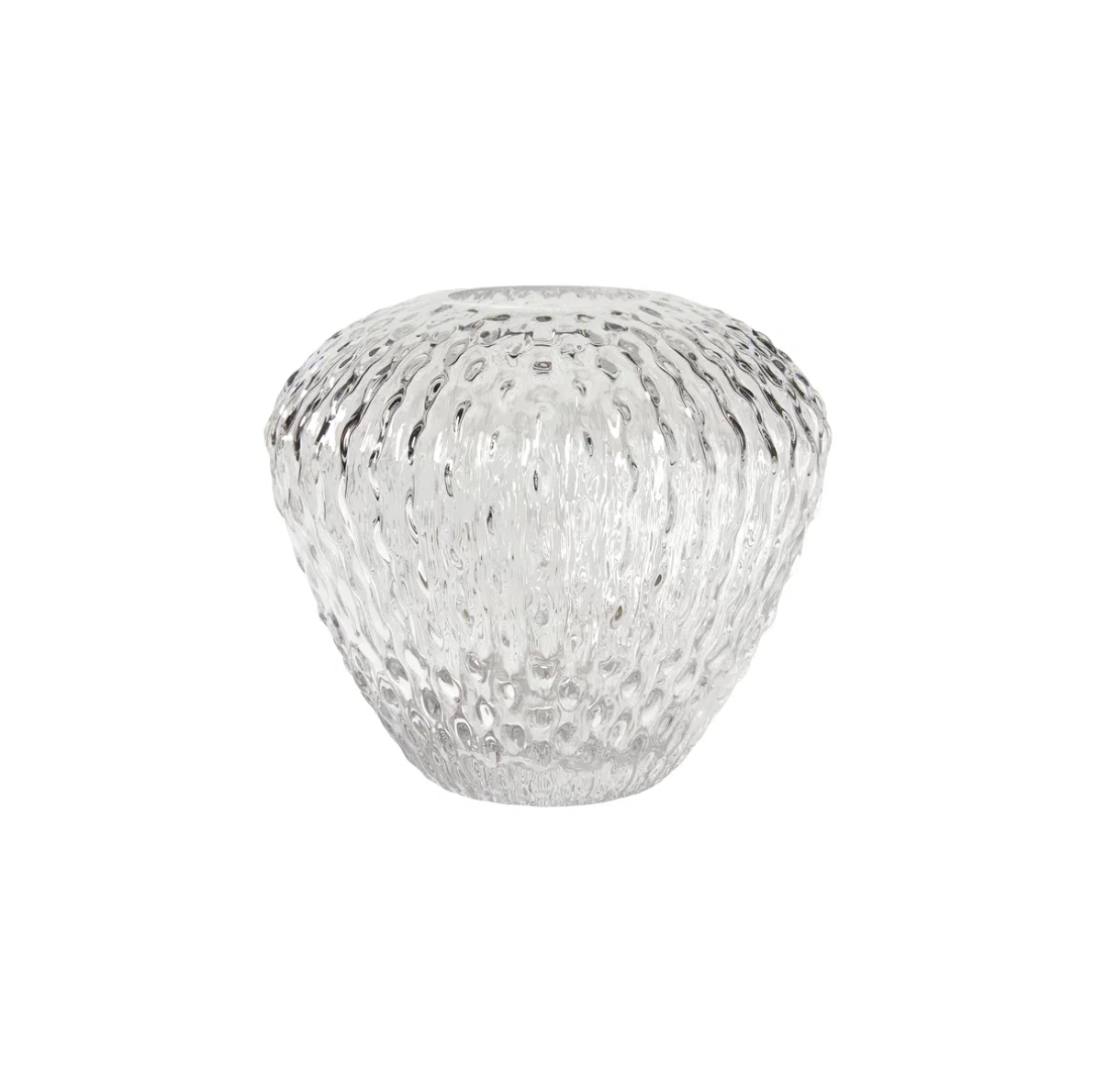 Vase med mønster - Clear