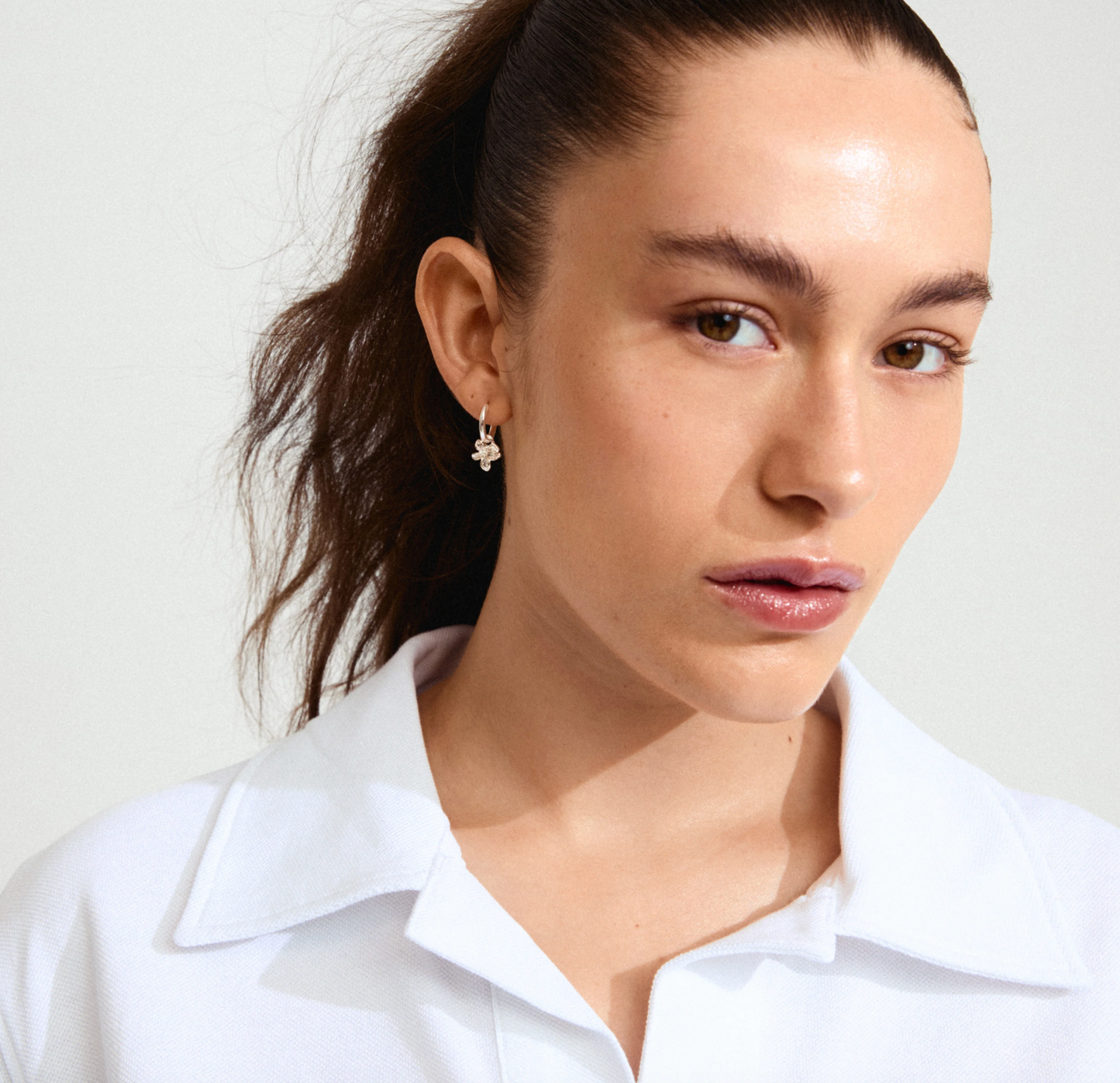 Øreringer CHARMAINE sølvbelagt