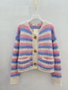 Cardigan Pastel stripet