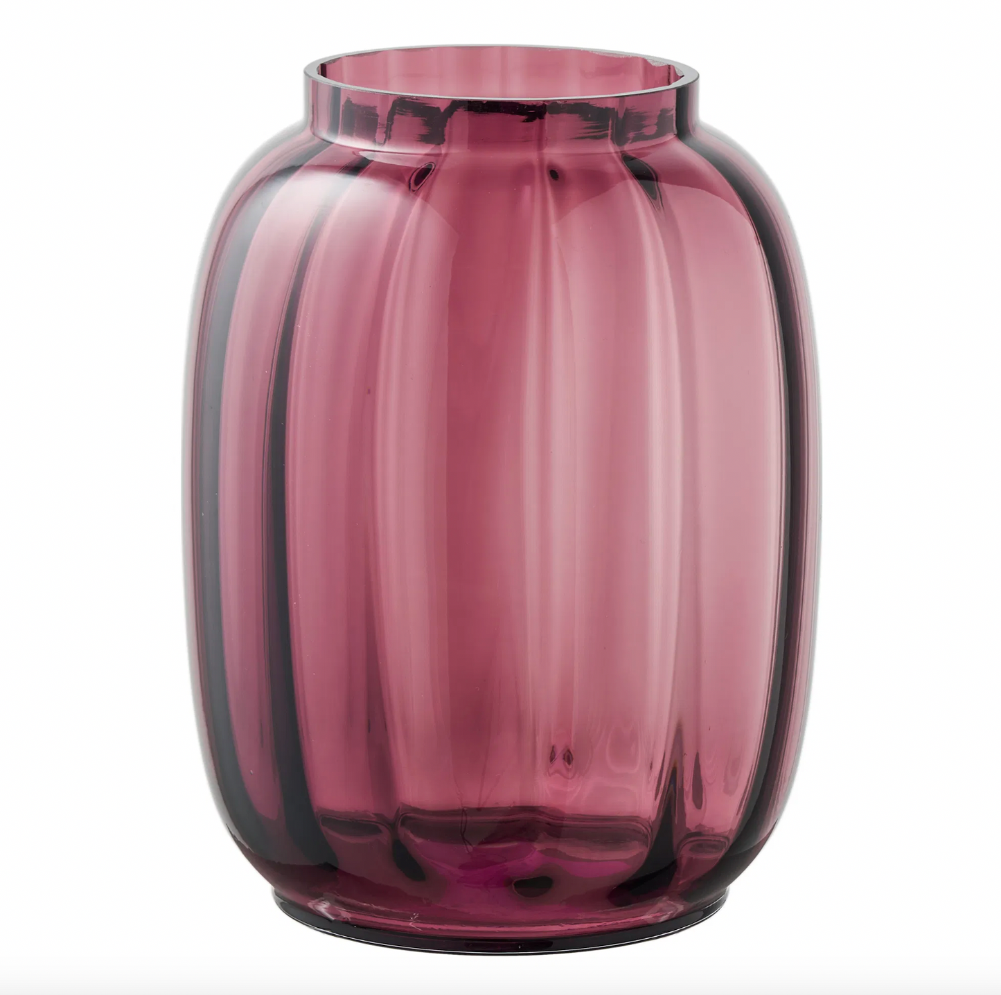 Vase bordeaux - Munnblåst glass