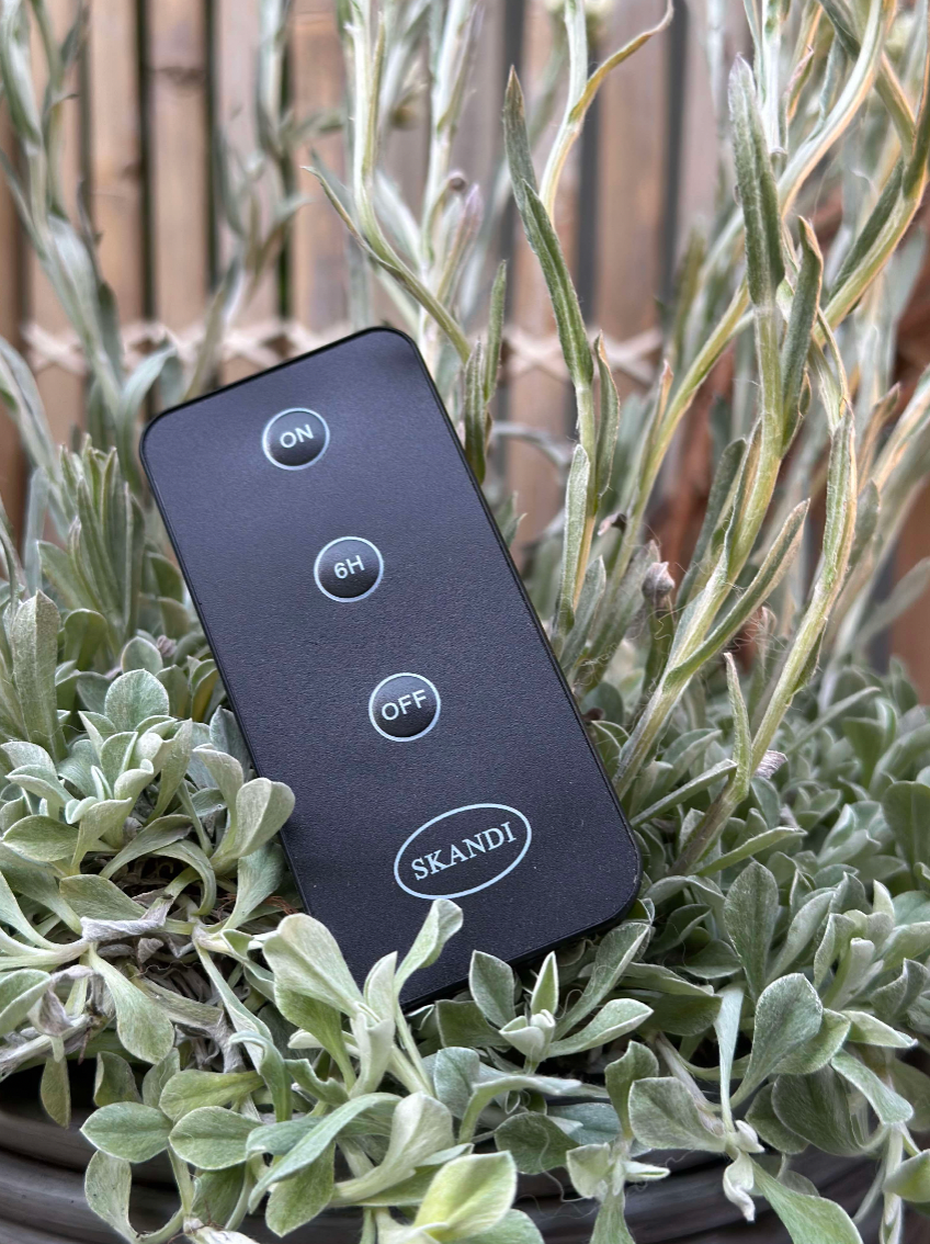 LED telys 8 stk + Fjernkontroll med timer