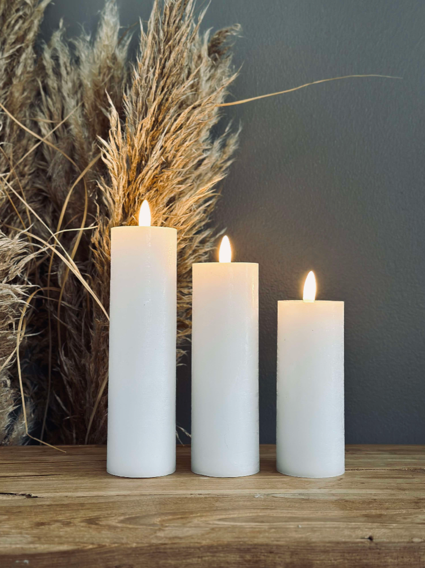 Blokklys Hvit - Flere størrelser