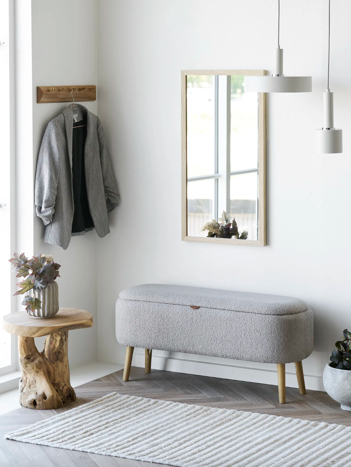 Knaggrekke med 5 knagger, eiketre