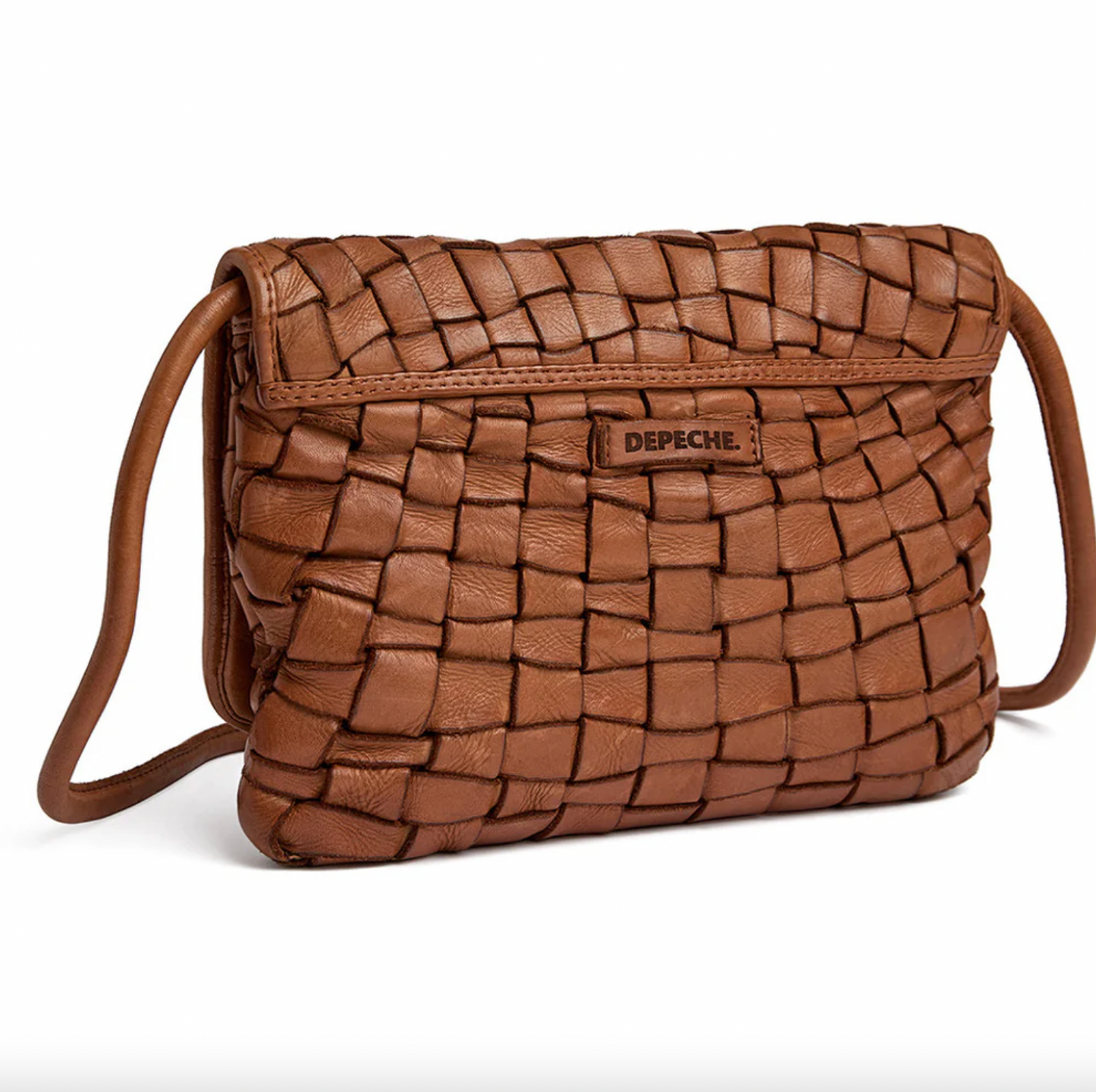 Warsaw Clutch / crossover - Vintage cognac