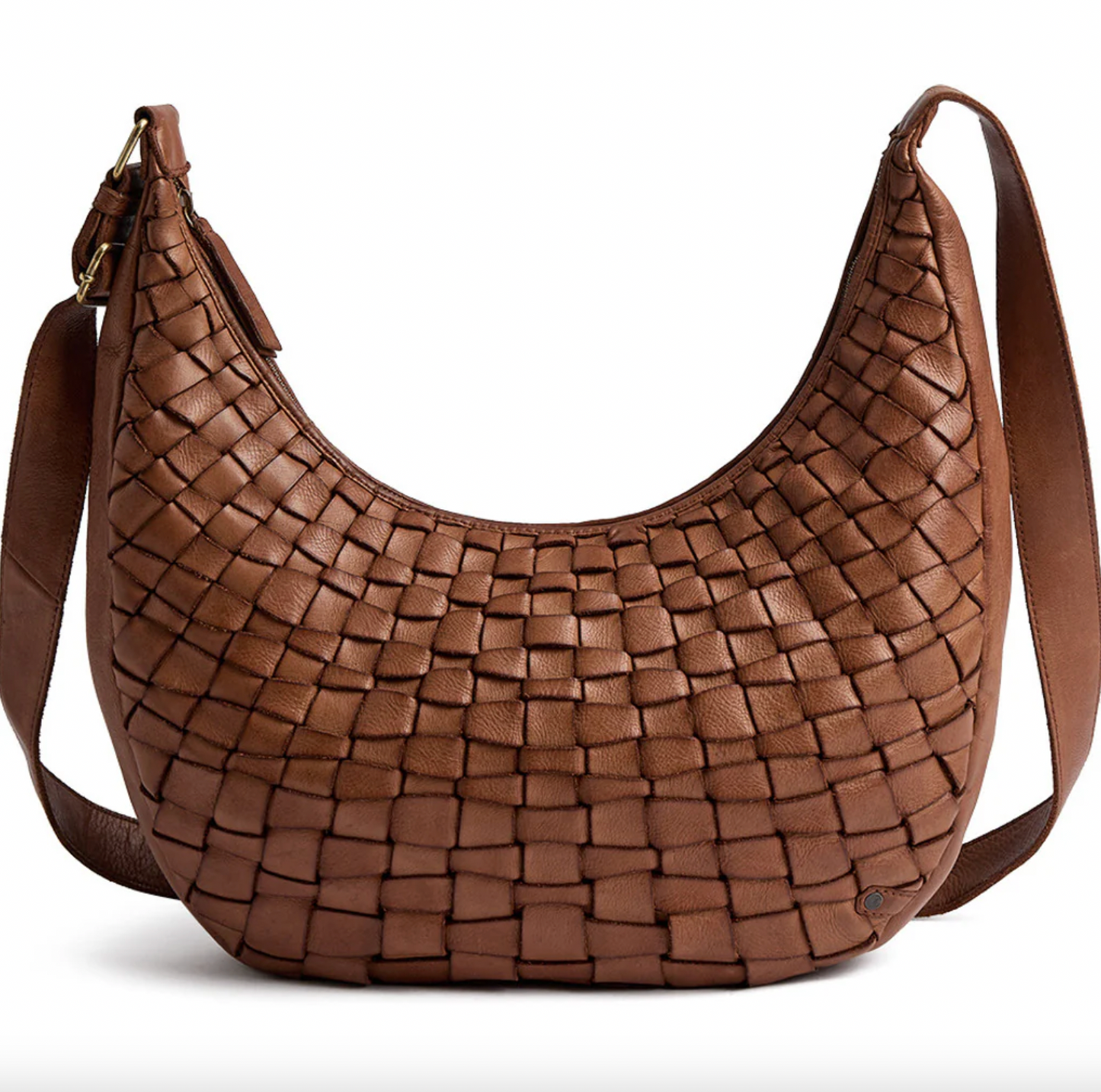 Warsaw skulderveske - Vintage cognac